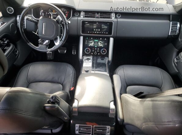 SALGS2SE7MA453408 2021 LAND ROVER RANGE Black Dashboard view