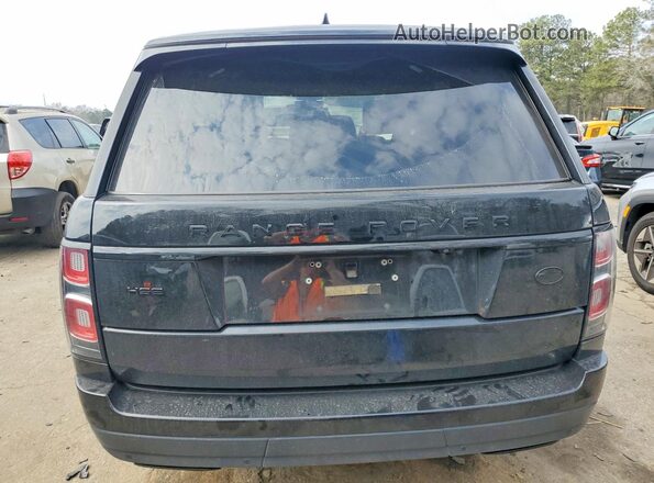SALGS2SV0JA392513 2018 LAND ROVER RANGE Black უკანა ხედი