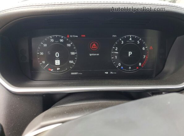 SALGS2SV0JA392513 2018 LAND ROVER RANGE Black ხელსაწყოთა პანელის ხედი