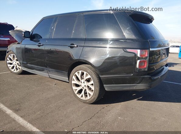 SALGS2SV3KA543913 2019 LAND ROVER RANGE ROVER Черный Задняя левая четверть
