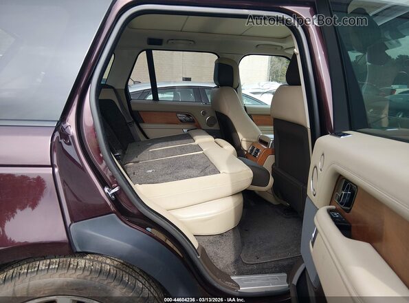SALGS2SV9KA541003 2019 LAND ROVER RANGE ROVER Maroon VIN sticker view