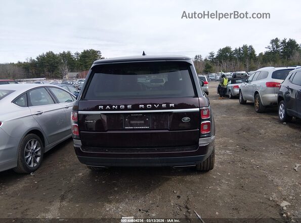 SALGS2SV9KA541003 2019 LAND ROVER RANGE ROVER Maroon 