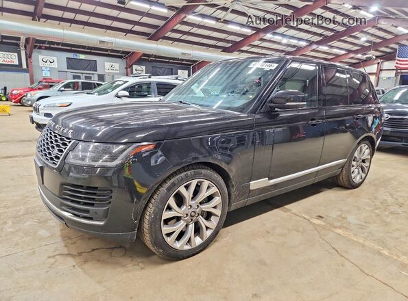 SALGS2SVXKA560840 2019 LAND ROVER RANGE Черный Задняя левая четверть