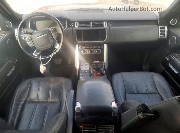 SALGS2VF3GA246362 2016 LAND ROVER RANGE Black Առջևի վահանակի տեսք