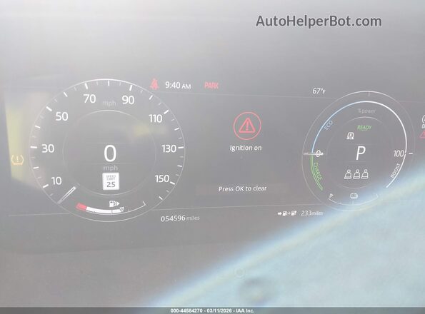 SALGS4RY7LA407877 2020 LAND ROVER RANGE ROVER Черный 