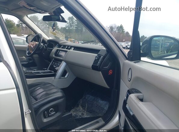 SALGV2EF3GA300301 2016 LAND ROVER RANGE ROVER White Front interior view