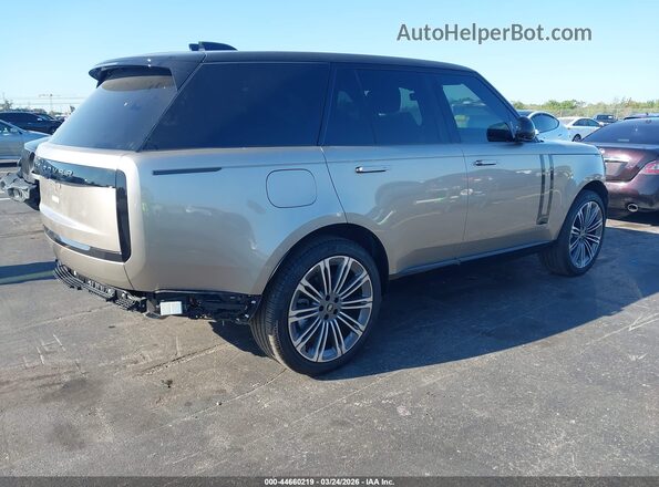 SALKP9FU6SA309402 2025 LAND ROVER RANGE ROVER Золотой Задняя правая четверть