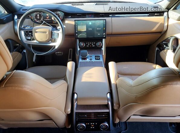 SALKPBE79PA082765 2023 LAND ROVER RANGE Black Dashboard view