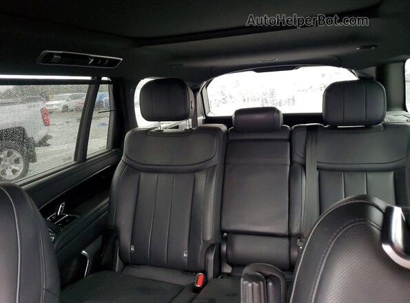 SALKPBFU4PA019979 2023 LAND ROVER RANGE Black უკანა სავარძლების ხედი