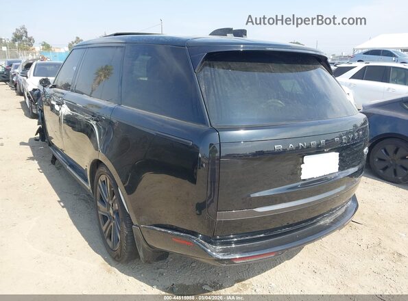 SALKPBFU9PA085928 2023 LAND ROVER RANGE ROVER Black Задня ліва чверть