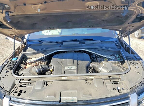 SALKUBE77PA050017 2023 LAND ROVER RANGE Коричневый Вид подкапотного пространства