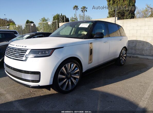SALKZBF97RA099349 2024 LAND ROVER RANGE ROVER White Առջևի ձախ երեք քառորդ տեսարան