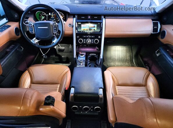 SALRHBBV0HA034992 2017 LAND ROVER DISCOVERY Белый Вид панели приборов