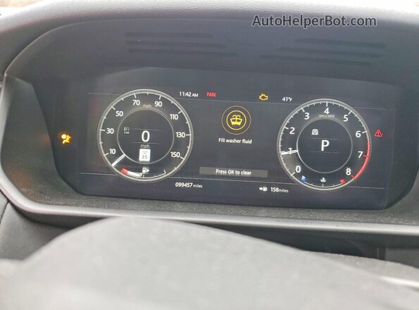 SALRR2RV5K2413362 2019 LAND ROVER DISCOVERY Gray Вид щитка приладів