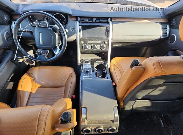 SALRRBBV3HA037401 2017 LAND ROVER DISCOVERY Gray Առջևի վահանակի տեսք