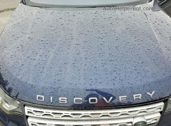SALRRBBV8HA037569 2017 LAND ROVER DISCOVERY Blue Widok komory silnika