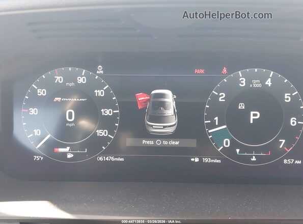 SALRT2RX6M2454671 2021 LAND ROVER DISCOVERY Black Հետևի նստատեղերի տեսք