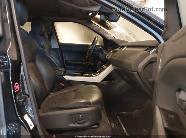 SALVP2BG0GH078189 2016 LAND ROVER RANGE ROVER EVOQUE Black Widok wnętrza z przodu