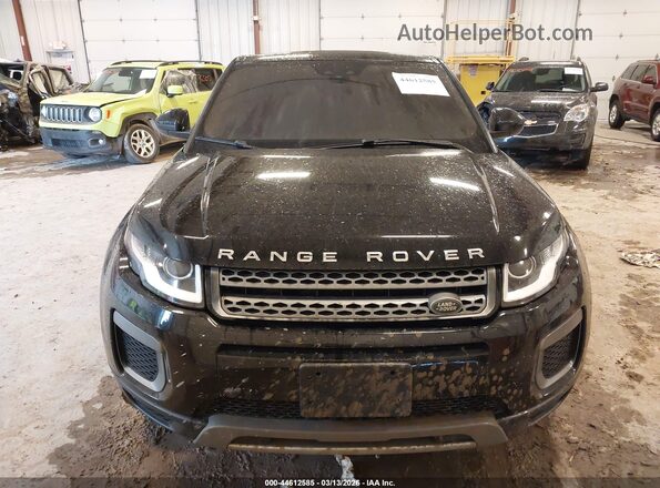 SALVP2BG0GH078189 2016 LAND ROVER RANGE ROVER EVOQUE Black Widok zestawu wskaźników