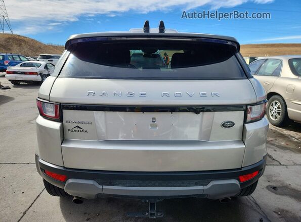 SALVP2BG1HH235682 2017 LAND ROVER RANGE Silver Вид ззаду