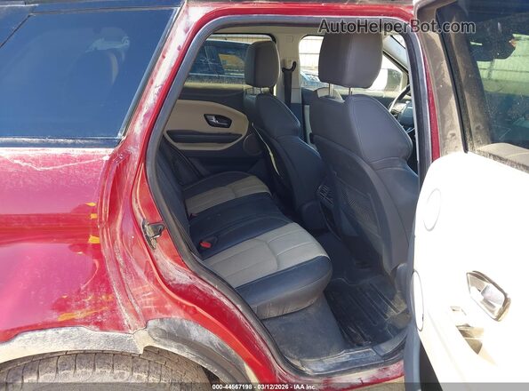 SALVP2BG4GH126597 2016 LAND ROVER RANGE ROVER EVOQUE Red Vista de la etiqueta del VIN
