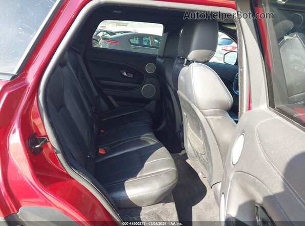 SALVP2BG9GH164245 2016 LAND ROVER RANGE ROVER EVOQUE Red Vista de la etiqueta del VIN