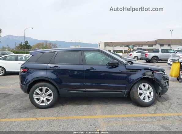 SALVP2RX1JH296980 2018 LAND ROVER RANGE ROVER EVOQUE Blue ხელსაწყოთა პანელის ხედი