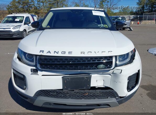 SALVP2RX2JH286636 2018 LAND ROVER RANGE ROVER EVOQUE White Vista del cuadro de instrumentos