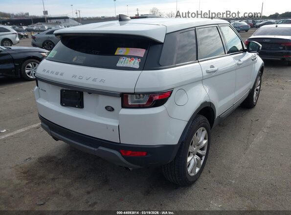 SALVP2RX3JH292297 2018 LAND ROVER RANGE ROVER EVOQUE Белый Задняя правая четверть