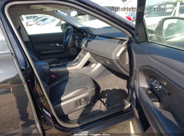 SALVP2RX4JH289182 2018 LAND ROVER RANGE ROVER EVOQUE Black Front interior view