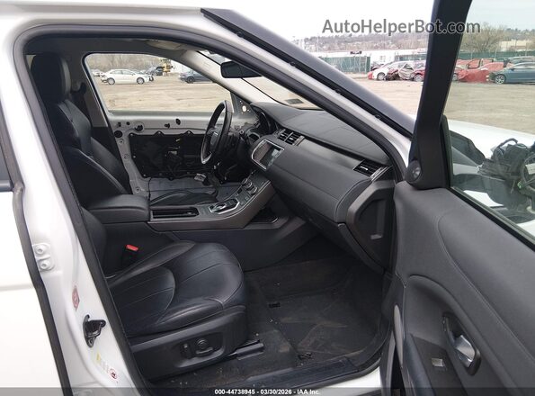 SALVP2RX4JH292583 2018 LAND ROVER RANGE ROVER EVOQUE White Widok wnętrza z przodu