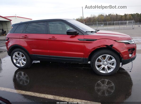 SALVP2RX9JH320958 2018 LAND ROVER RANGE ROVER EVOQUE Red Rear interior view
