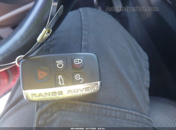 SALVP2RX9JH320958 2018 LAND ROVER RANGE ROVER EVOQUE Red Dashboard view
