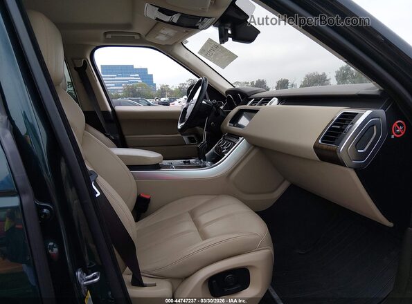 SALWG2FK1HA669578 2017 LAND ROVER RANGE ROVER SPORT Green Front interior view