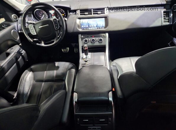 SALWG2FV4HA675854 2017 LAND ROVER RANGE Black წინა პანელის ხედი