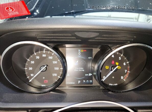 SALWG2FV4HA675854 2017 LAND ROVER RANGE Black ხელსაწყოთა პანელის ხედი