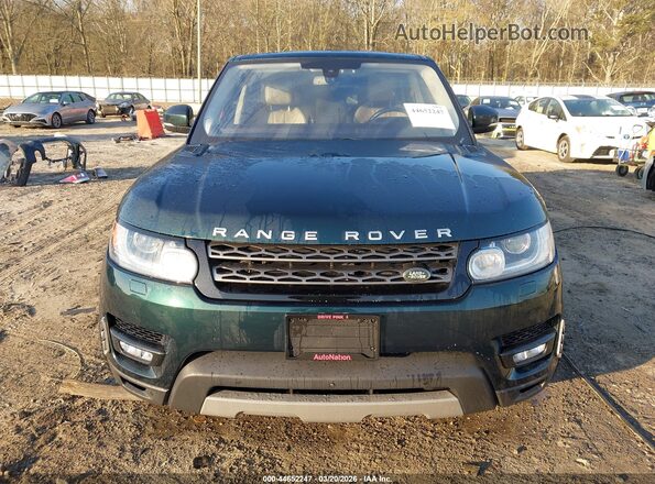 SALWG2KF6GA665890 2016 LAND ROVER RANGE ROVER SPORT Green Вид задньої частини салону