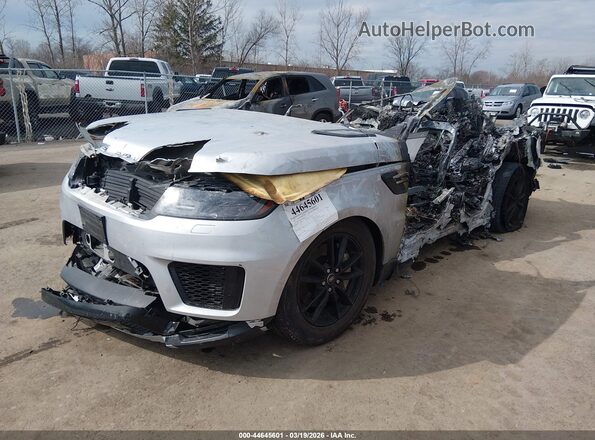 SALWG2RU6KA868145 2019 LAND ROVER RANGE ROVER SPORT Silver Передня ліва чверть