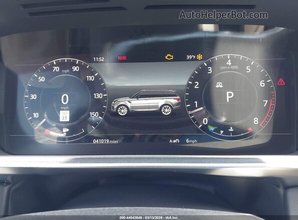 SALWG2RV8KA418828 2019 LAND ROVER RANGE ROVER SPORT White Widok tylnych siedzeń