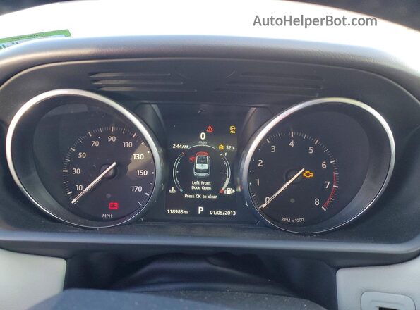 SALWG2VF9GA580487 2016 LAND ROVER RANGE Gray Widok zestawu wskaźników