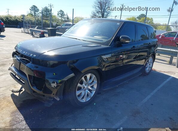 SALWR2FV3HA131419 2017 LAND ROVER RANGE ROVER SPORT Black Առջևի ձախ երեք քառորդ տեսարան