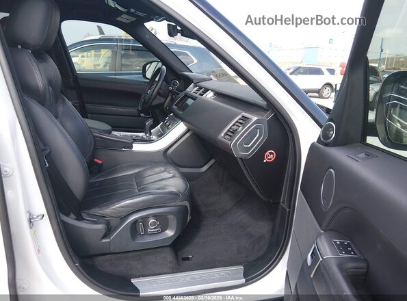 SALWR2FV6HA134508 2017 LAND ROVER RANGE ROVER SPORT White წინა სალონის ხედი