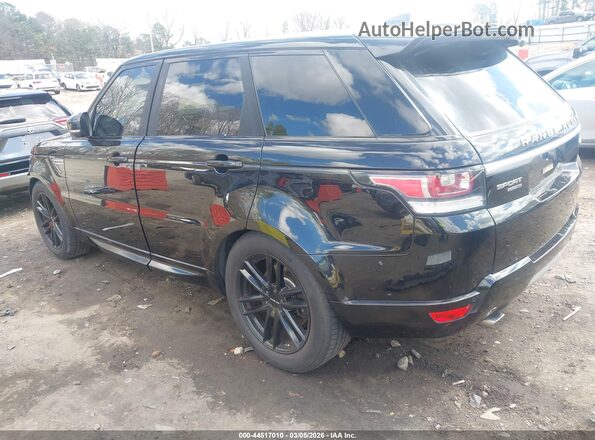 SALWR2FV7HA178369 2017 LAND ROVER RANGE ROVER SPORT Черный Задняя левая четверть