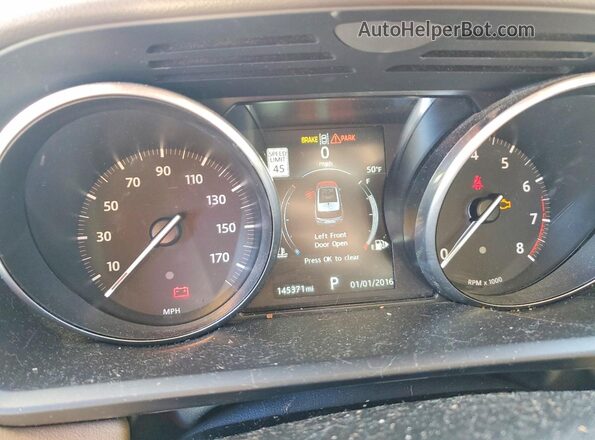 SALWR2FV9HA684513 2017 LAND ROVER RANGE Black Vista del cuadro de instrumentos