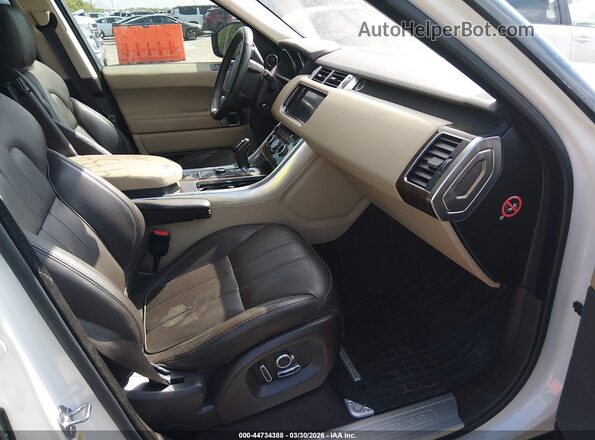 SALWR2KF7GA573715 2016 LAND ROVER RANGE ROVER SPORT White Widok wnętrza z przodu