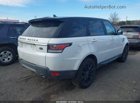 SALWR2KF8GA658384 2016 LAND ROVER RANGE ROVER SPORT White Задня права чверть