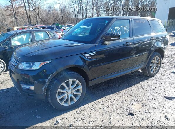 SALWR2PF2GA103407 2016 LAND ROVER RANGE ROVER SPORT Black წინა მარცხენა ხედი სამი მეოთხედიდან