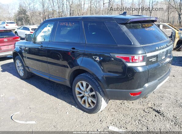 SALWR2PF2GA103407 2016 LAND ROVER RANGE ROVER SPORT Black უკანა მარცხენა