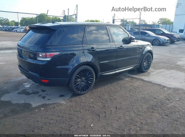 SALWR2PF6GA655699 2016 LAND ROVER RANGE ROVER SPORT Black Задня права чверть