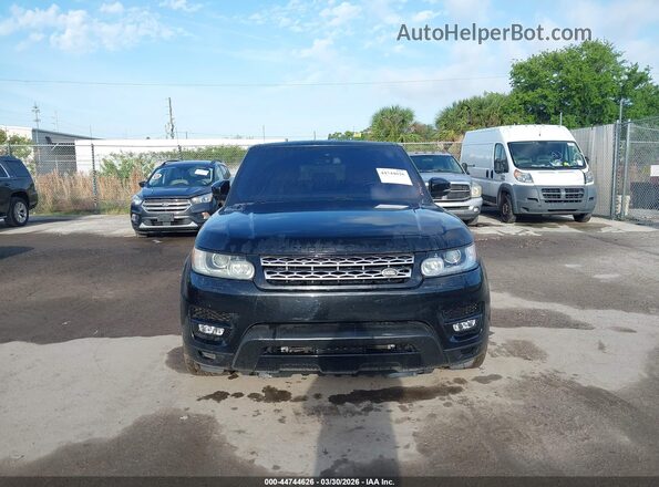 SALWR2PF6GA655699 2016 LAND ROVER RANGE ROVER SPORT Black Вид спереду